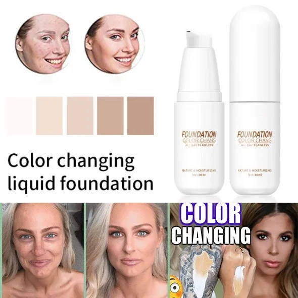 🎉Buy One Get One Free🎁| 2022 For Best Color Changing Foundation