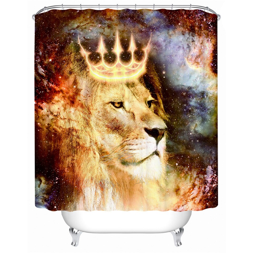 

Lion King - Print Shower Curtain, 180*200cm, 501 Original