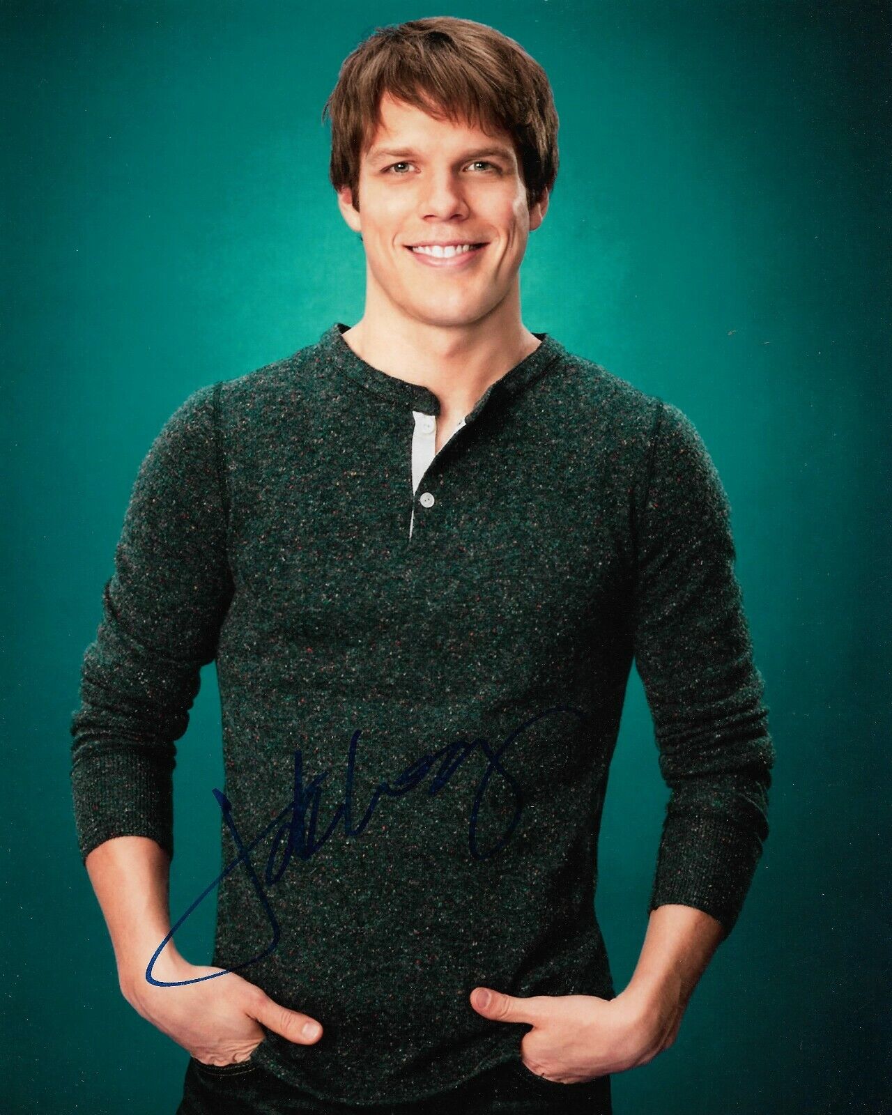 Jake Lacy Genuine Signed autograph 10 x 8