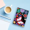 DIY 5D Rhinestone Drawing Notebook Part Special Shape Diamond Book (HM012)