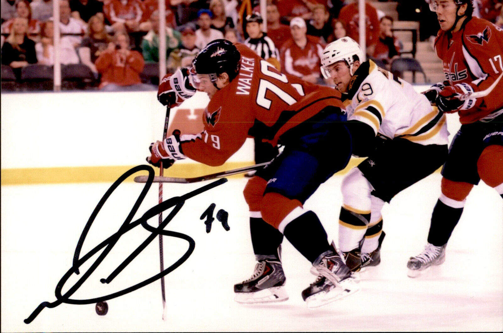 Nathan Walker SIGNED 4x6 Photo Poster painting WASHINGTON CAPITALS / AUSTRALIA #4