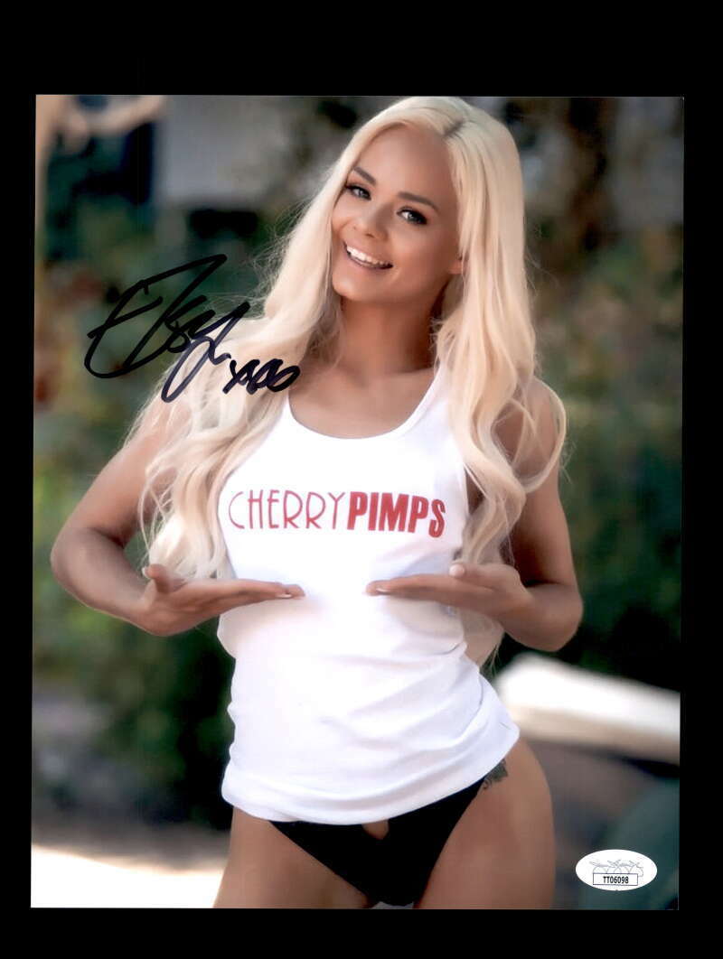 Elsa Jean JSA Coa Signed 8x10 Photo Poster painting Autograph