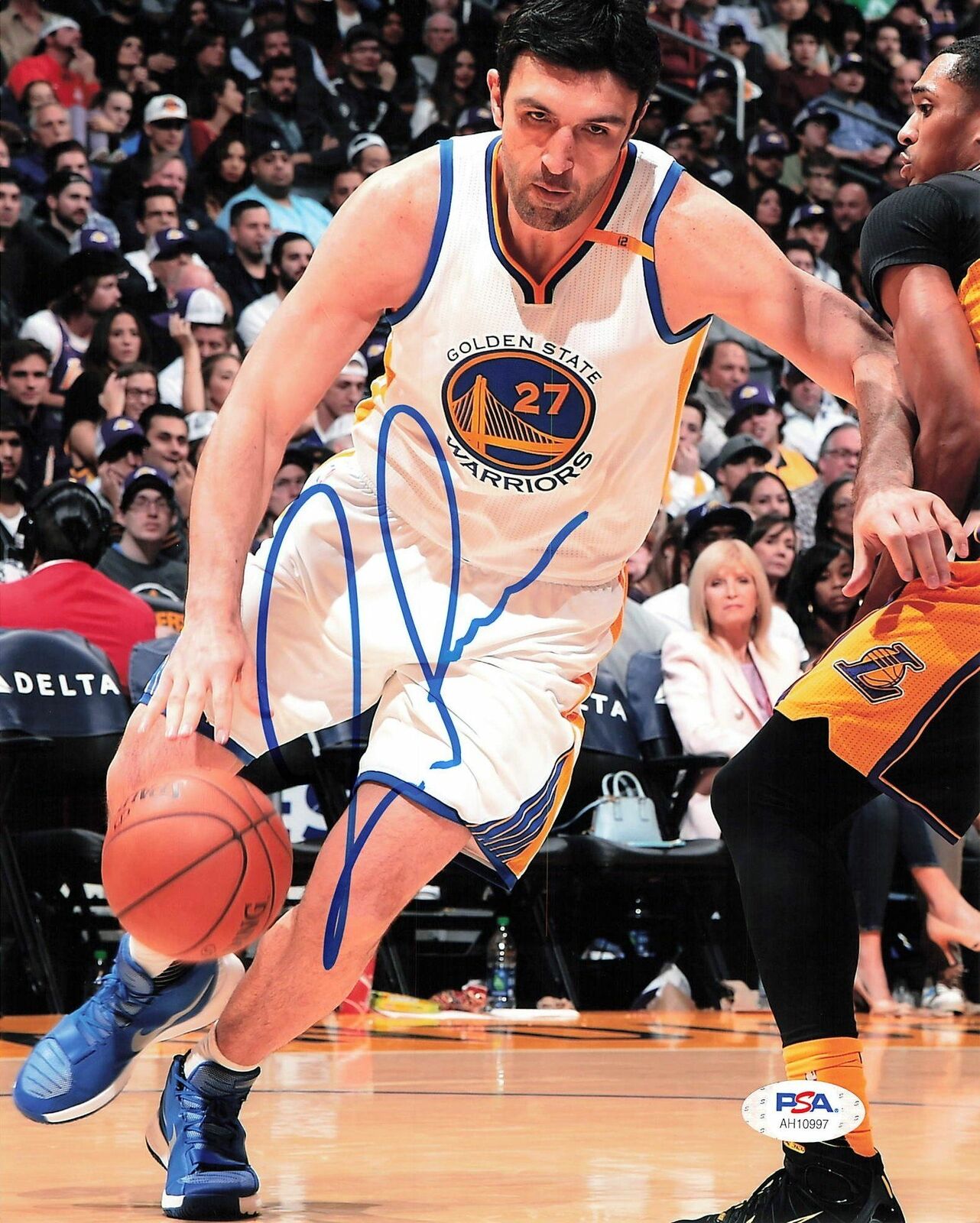 Zaza Pachulia signed 8x10 Photo Poster painting PSA/DNA Golden State Warriors Autographed