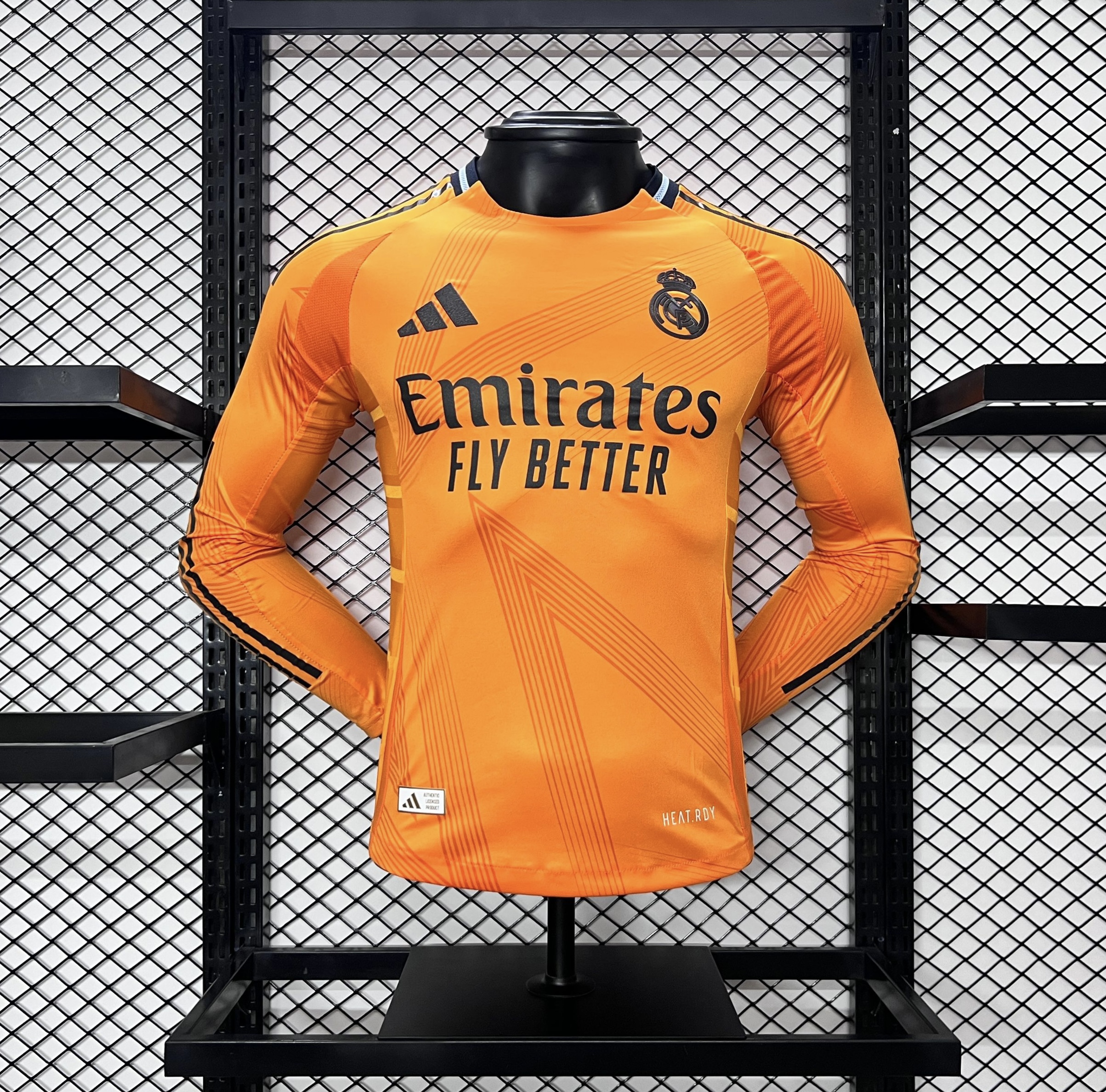 Real Madrid 24-25 Away Long Sleeve Jersey - Player Version