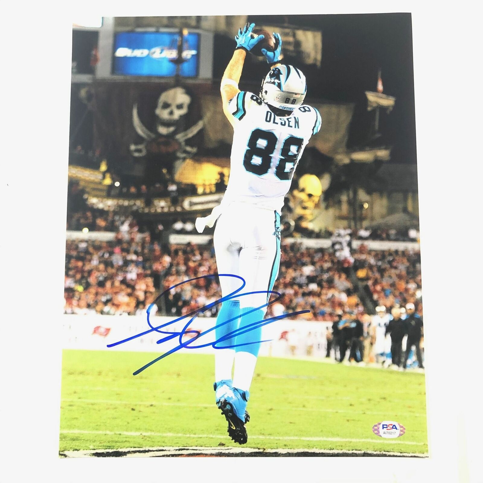 Greg Olsen signed 11x14 PSA/DNA Carolina Panthers autographed