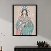Noble lady sp&eacute;ciale en forme de 5d bricolage partiel pour peinture diamant&eacute;e pour adultes d&eacute;butants d&eacute;coration int&eacute;rieure peintures diamants art de pierres pr&eacute;cieuses 11,81x15,75 pouces