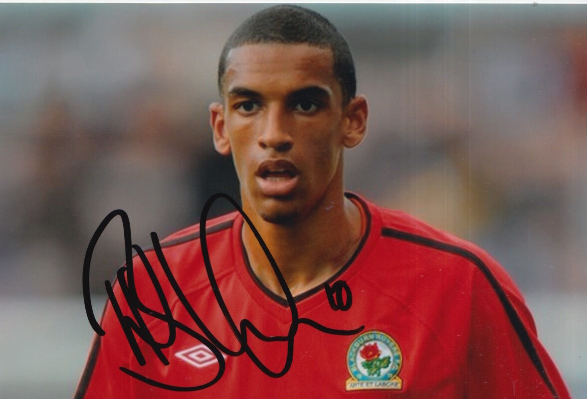 BLACKBURN ROVERS HAND SIGNED NICK BLACKMAN 6X4 Photo Poster painting 1.