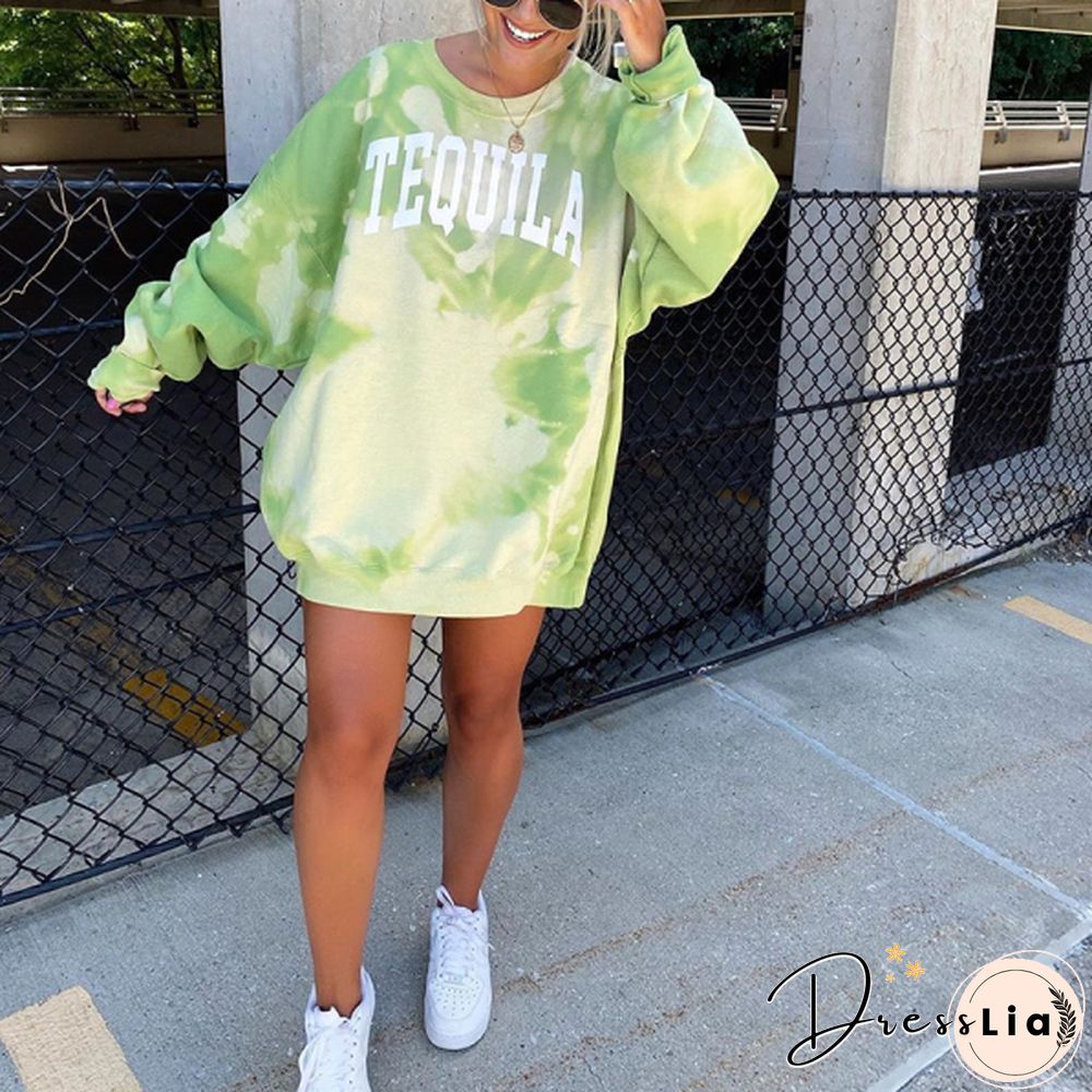 Vintage Long-Sleeved Printed Sweatshirt