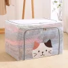 Clothes storage box folding clothes bag home finishing