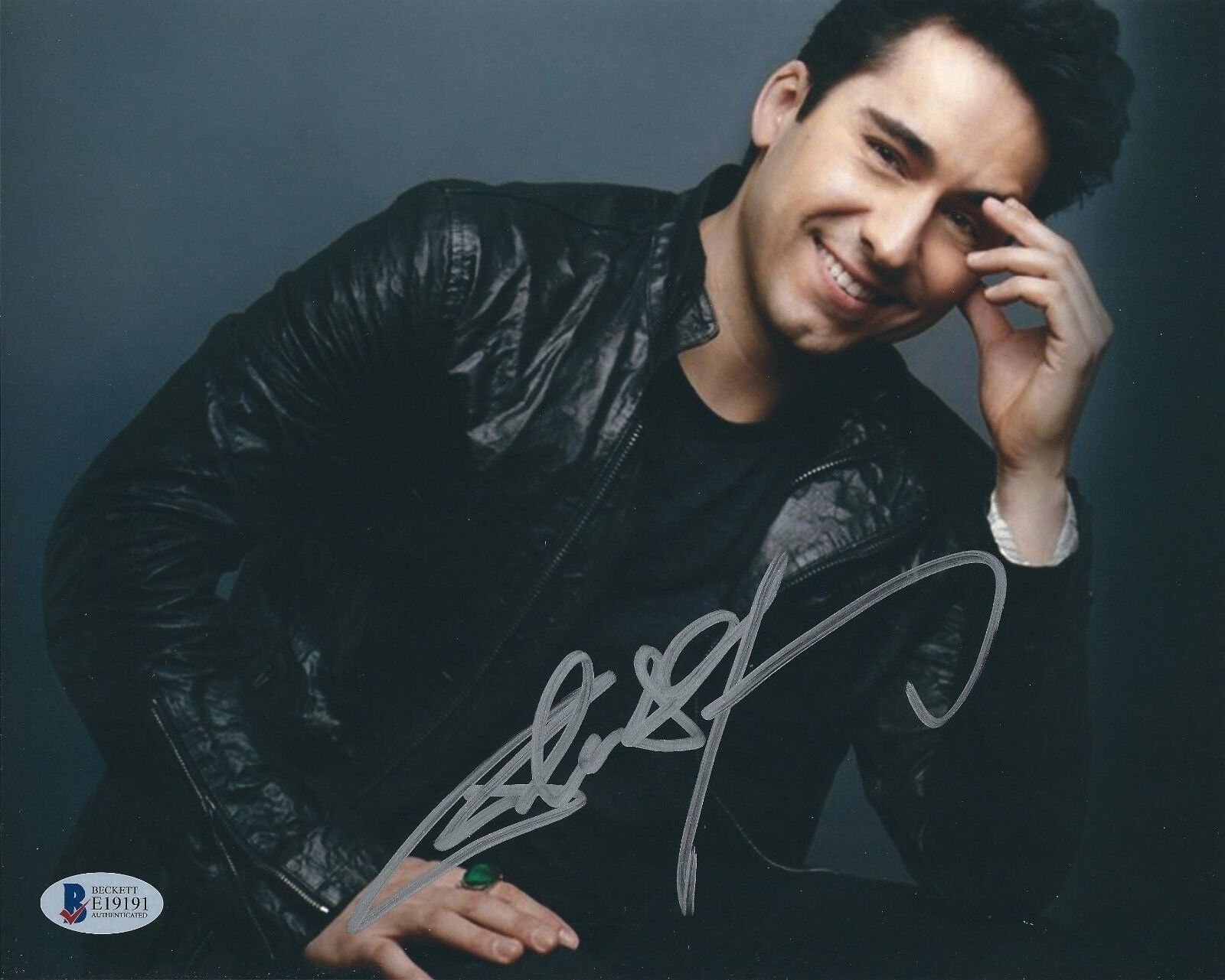 John Lloyd Young Signed 8x10 Photo Poster painting *Glee *Jersey Boys BAS Beckett E19191