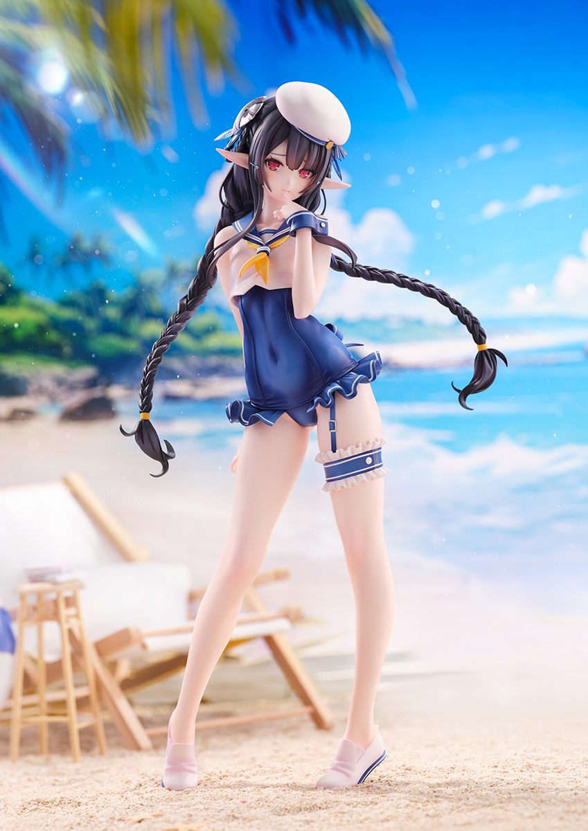 AmiAmi x AMAKUNI - Phantasy Star Online 2 es - Blue Sea Annette Summer Vacation Ver. 4981932520551 Statue(GK) (Adult 18+)-