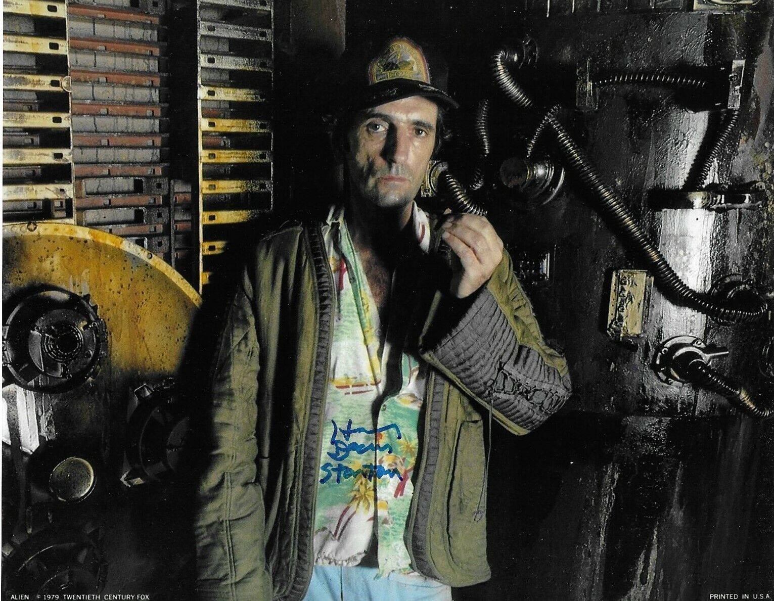 Harry Dean Stanton Signed Alien 10x8 Photo Poster painting AFTAL ACOA