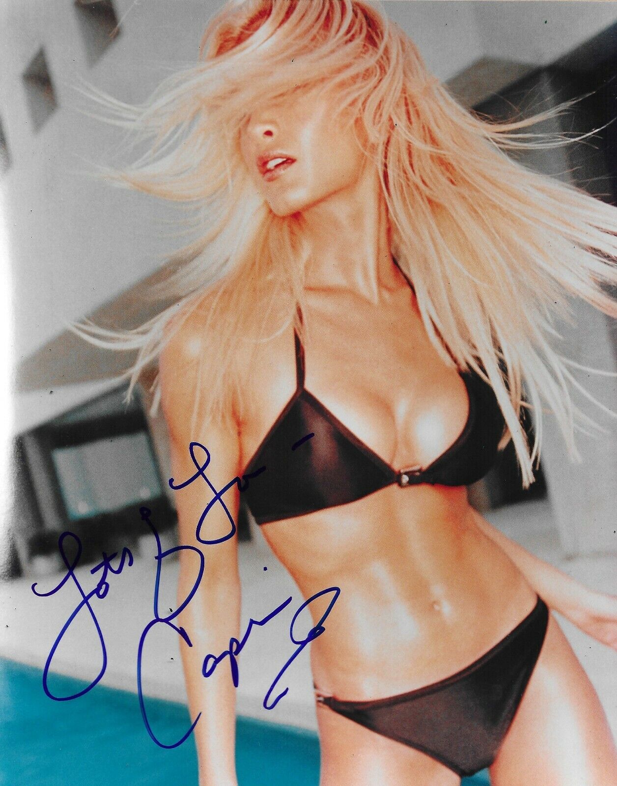 Caprice Signed 10x8 Photo Poster painting AFTAL