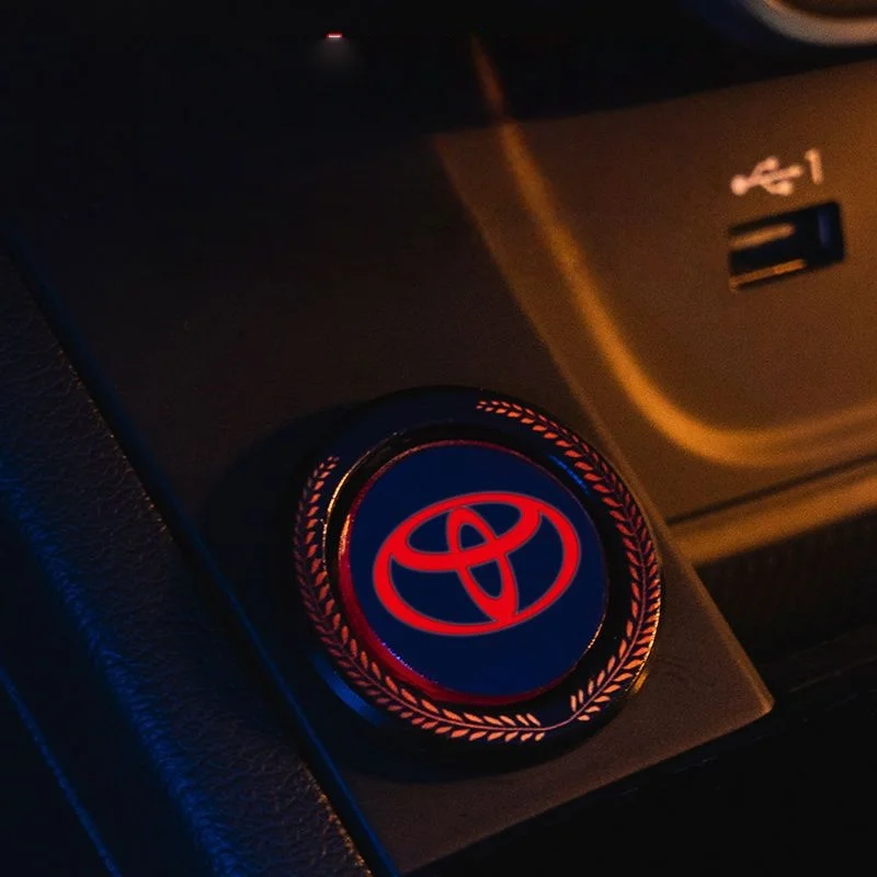 Car keyless start button ignition switch protective cover decorative sticker