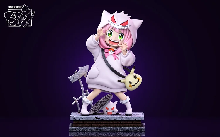 Chou Xiang Studio - Spy x Family Anya cos Gengar Statue(GK)-