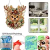 Deer Acrylic DIY Diamond Painting Pendant Double-Sided Print Kit