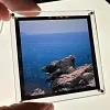 Crystal clear film reversal film holder magnetic pop-up storage box