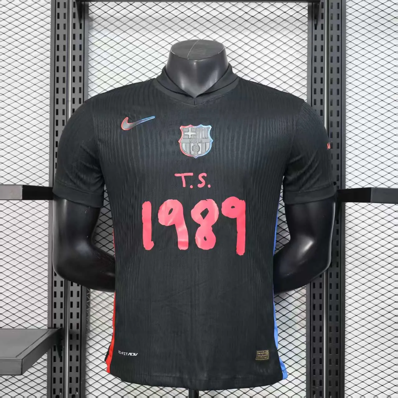 2025/2026 Player Version Barcelona Away 1989 Advertise Football Jersey 1:1 Thai Quality