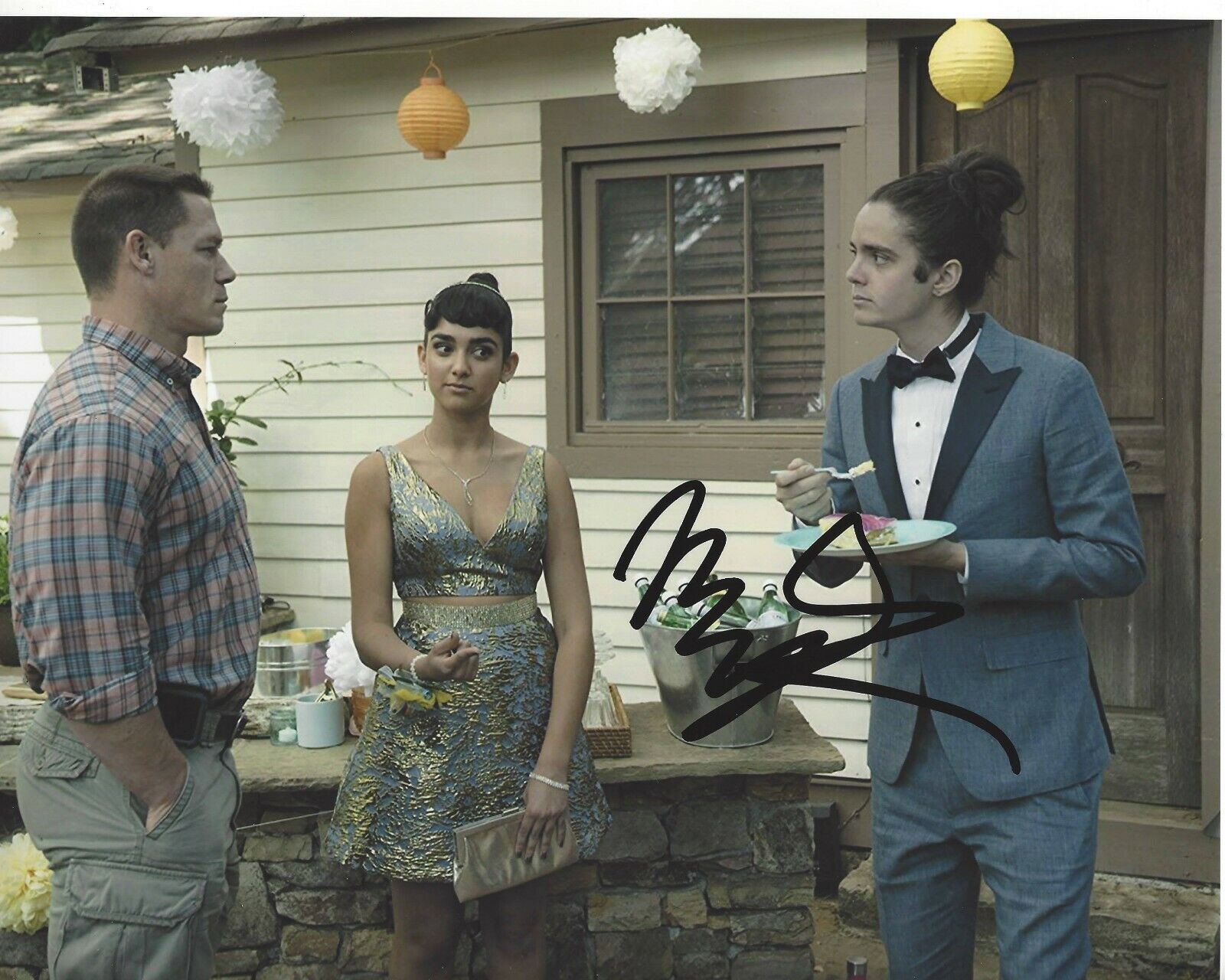 ACTOR MILES ROBBINS SIGNED 'BLOCKERS' 8X10 MOVIE Photo Poster painting A W/COA HALLOWEEN