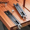Woodworking table built-in tail vise fast-moving inertia vise clamp