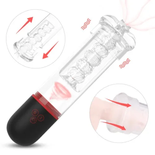 pornhint Pornhint Vacuum Electric Penis Pump Enhancer rechargeable Male Men Penis Enlarger Growth