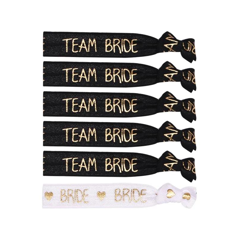 6/11pcs Team Bride Bachelorette Party Bracelet Bride To Be Decoration Accessories Hen Party Wedding Bridal Shower Supplies