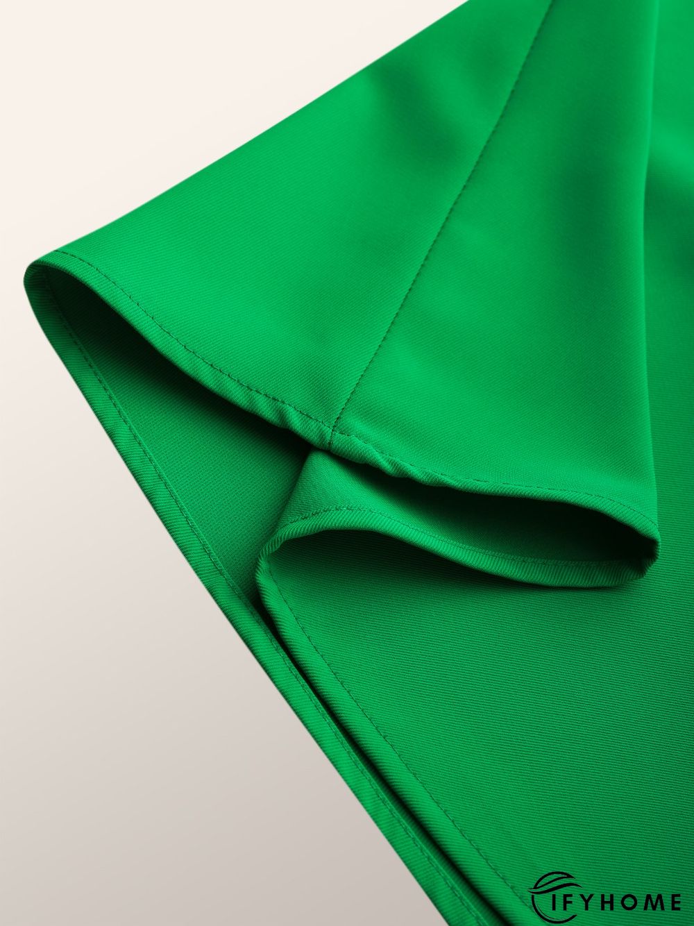 Simple Loosen Solid Cap Sleeve Knee Dress | IFYHOME