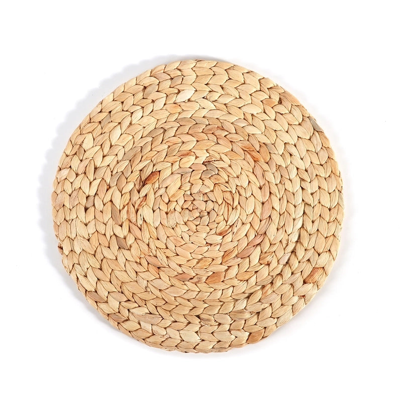 Retro Solid Color Water Hyacinth Grass Placemat