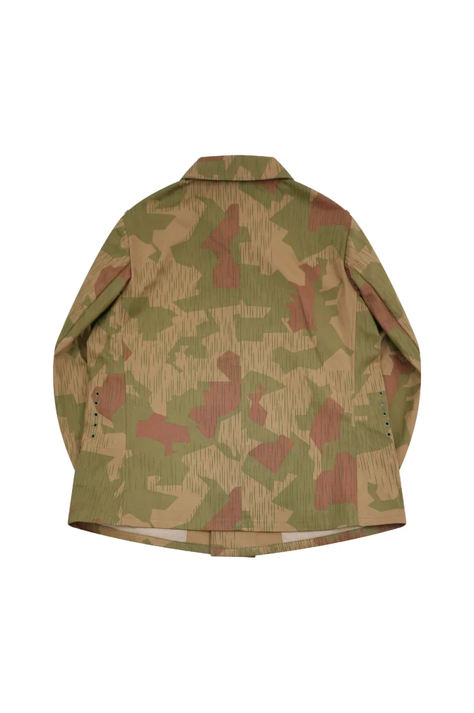   Luftwaffe German Reversed Splinter B Camo modified shortened smock I German-Uniform