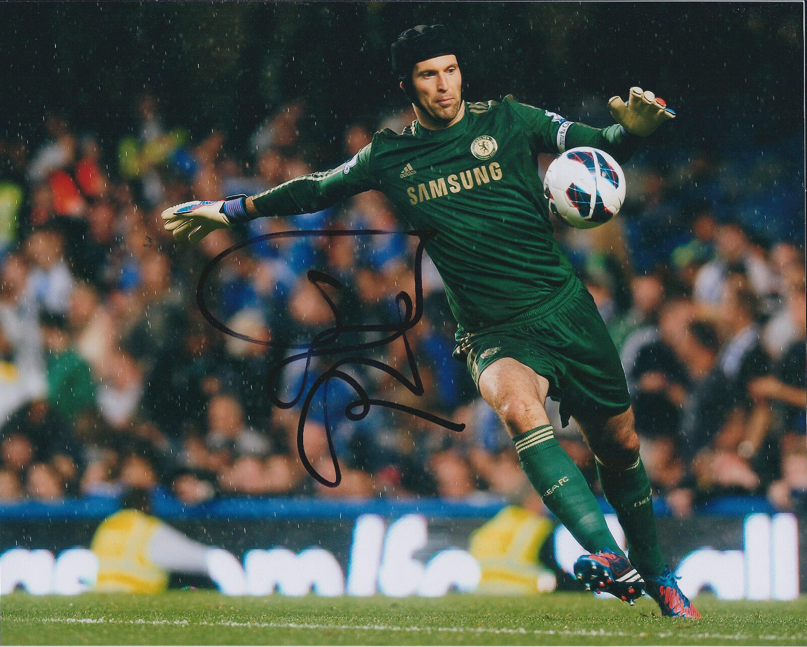 Petr CECH Signed Autograph 10x8 Photo Poster painting AFTAL COA Chelsea Premier League Genuine