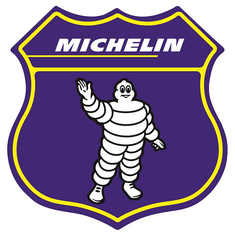 Martini Michelin Tires - Tin Signs/Wooden Signs - Still Life Series - 12*12 inches (shield)