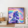 Diamond Painting-DIY Full Round Drill Colorful Lion