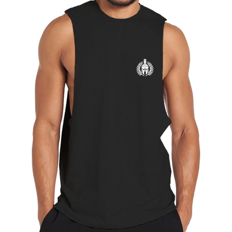 Cotton Sparta Graphic Workout Tank Top tacday