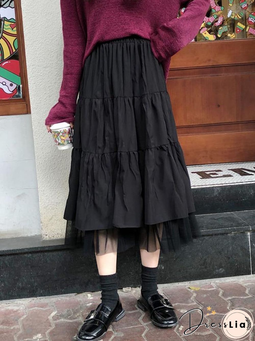 Aachoae Boho Style Floral Print Pleated Dress Long Sleeve Women Mini Dress O Neck Loose Ladies Dresses Beach Sundress Ropa Mujer