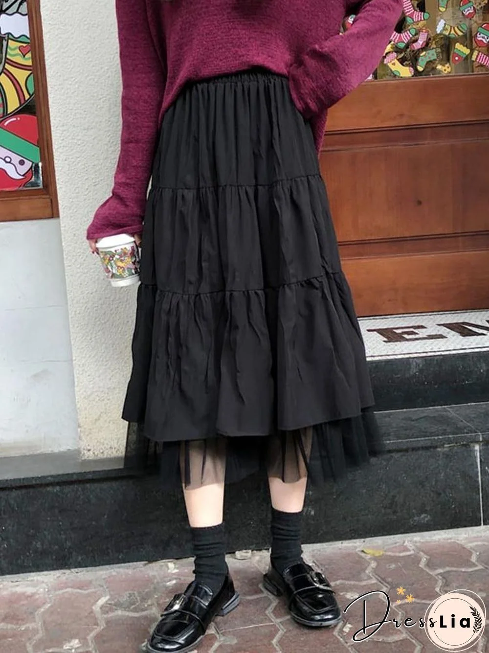 Aachoae Boho Style Floral Print Pleated Dress Long Sleeve Women Mini Dress O Neck Loose Ladies Dresses Beach Sundress Ropa Mujer