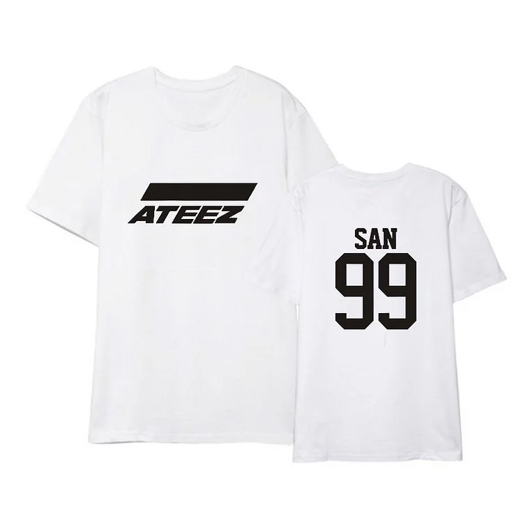 ATEEZ Tシャツ☆ Amazon.com: ATEEZ Official Merch Exclusive San T-Shirt