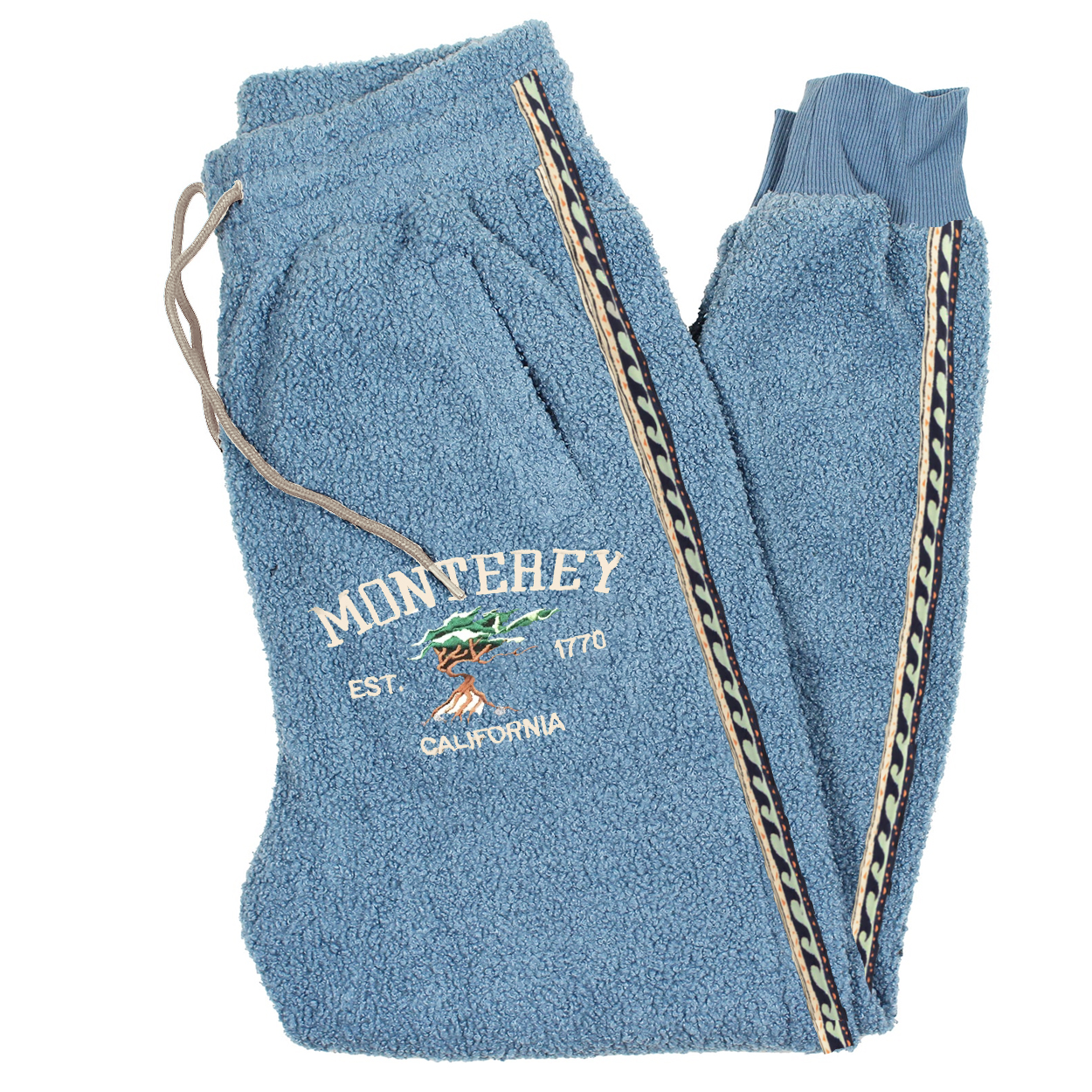 Unisex Vintage MONTEAEY Casual Fleece Sweatpants Lixishop 