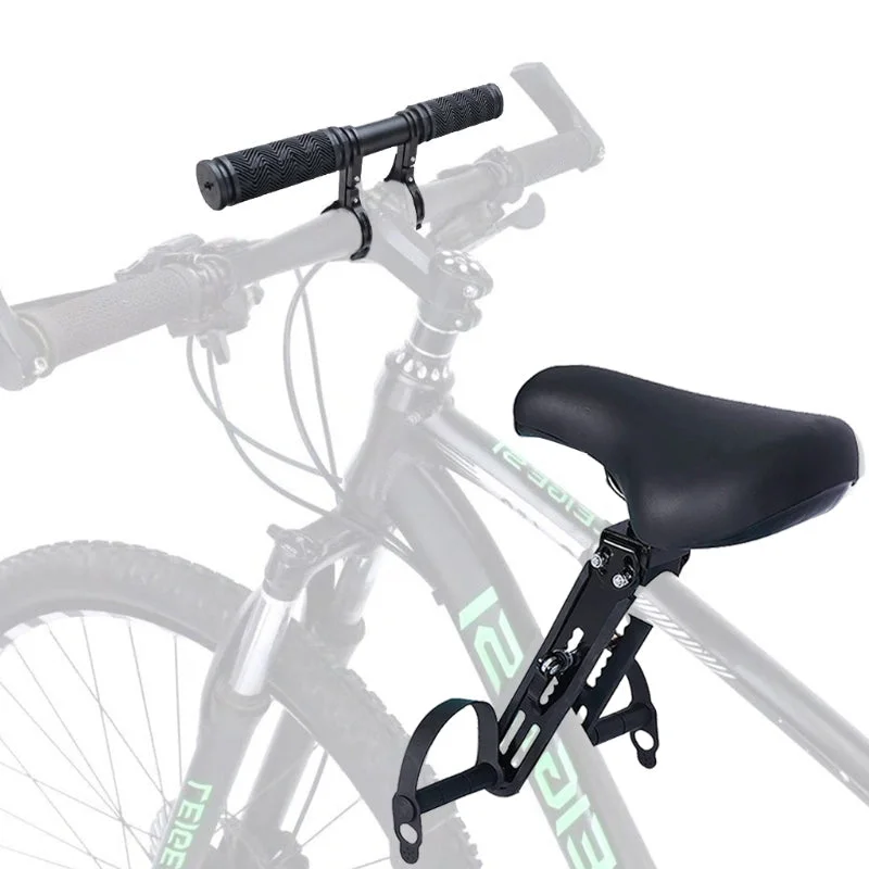 Kids Bike Seat With Handlebar Attachment For Adult Bikes