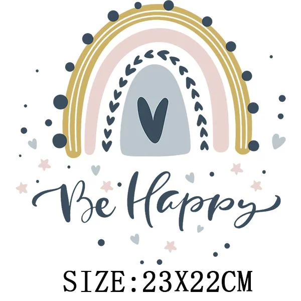 Beautiful Teachers Stickers DIY Washable Iron On Transfer For Clothing Unique Design Thermoadhesivos Patches On Clothes Applique