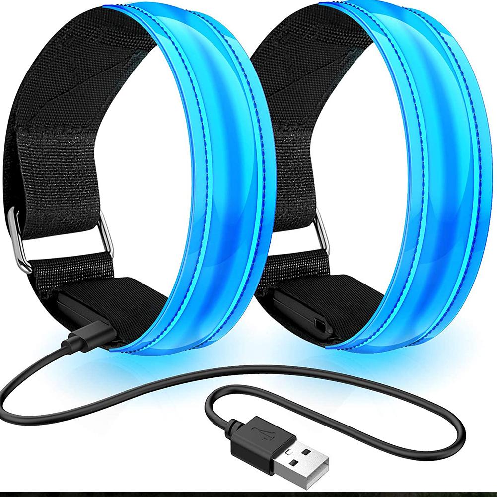 

USB Charging LED Luminous Night Running Armband Bracelet Outdoor Sports, 501 Original