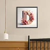 Diamond Painting -DIY Round Drill Letter D(40x40cm)