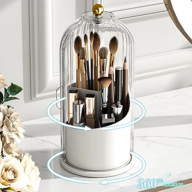 Elegant 360Â° Rotating Makeup Organizer