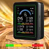 10 in 1 Air Quality Detector with WiFi App Alerts for PM2.5 PM10 CO AQI for Home