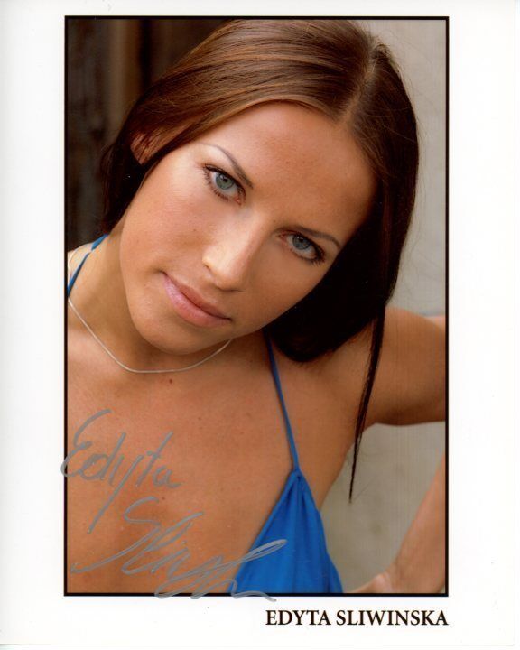 EDYTA SLIWINSKA signed autographed 8x10 Photo Poster painting DANCING WITH THE STARS