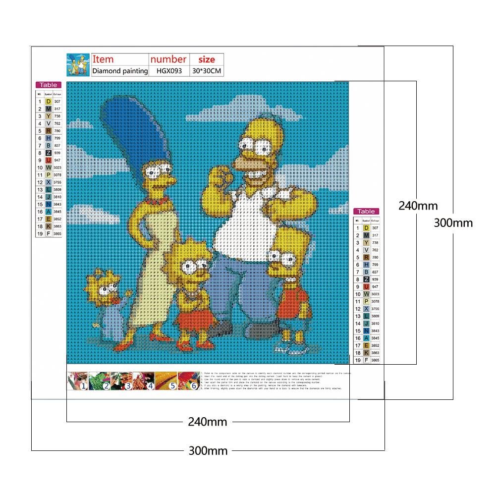 The SimpsonsFull Round Diamond Painting