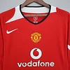 2004-2006 Retro Manchester United Home Long sleeve Football Shirt 1:1 Thai Quality
