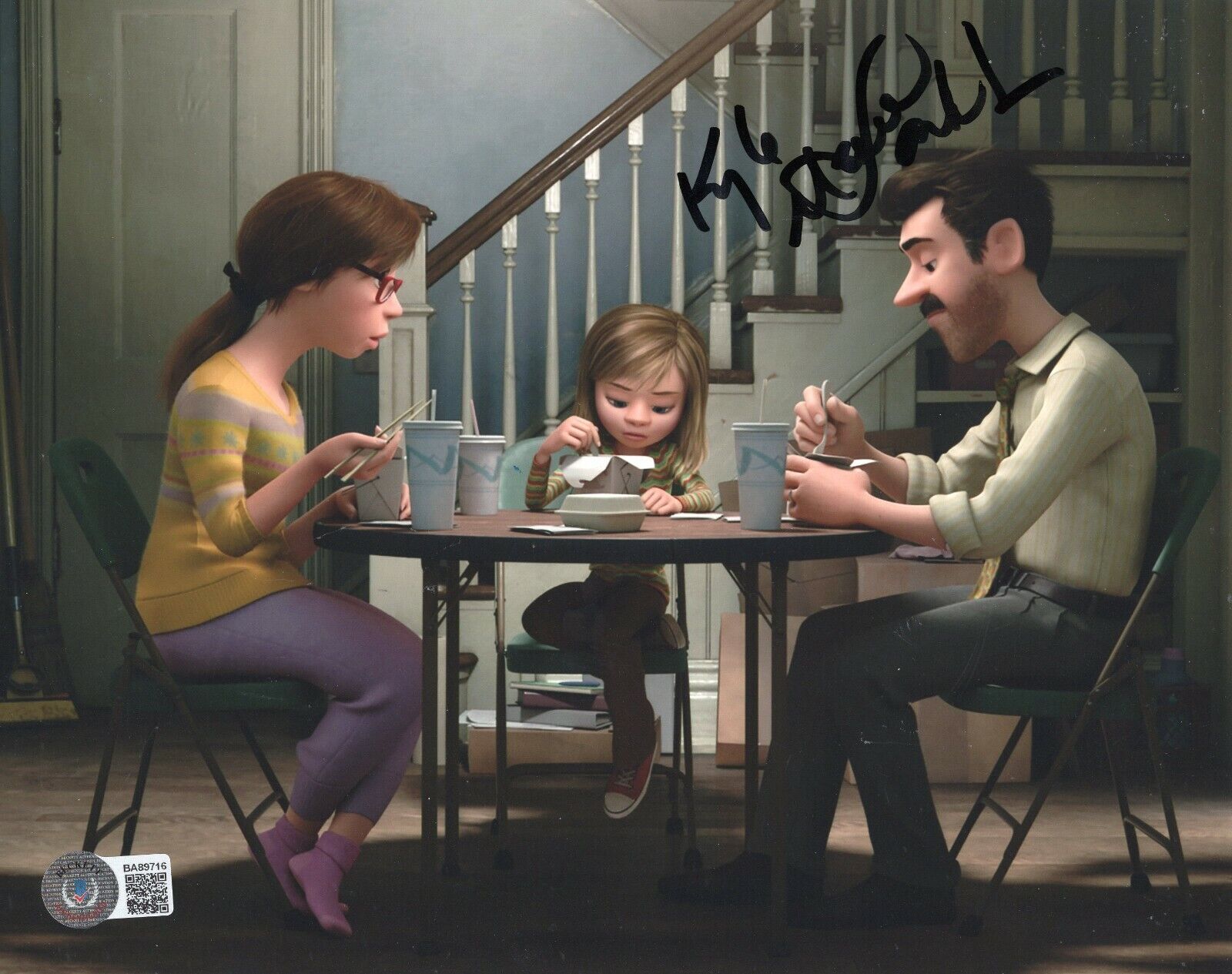 Kyle MacLachlan Signed Inside Out Movie 8x10 Photo Poster painting w/Beckett COA BA89716