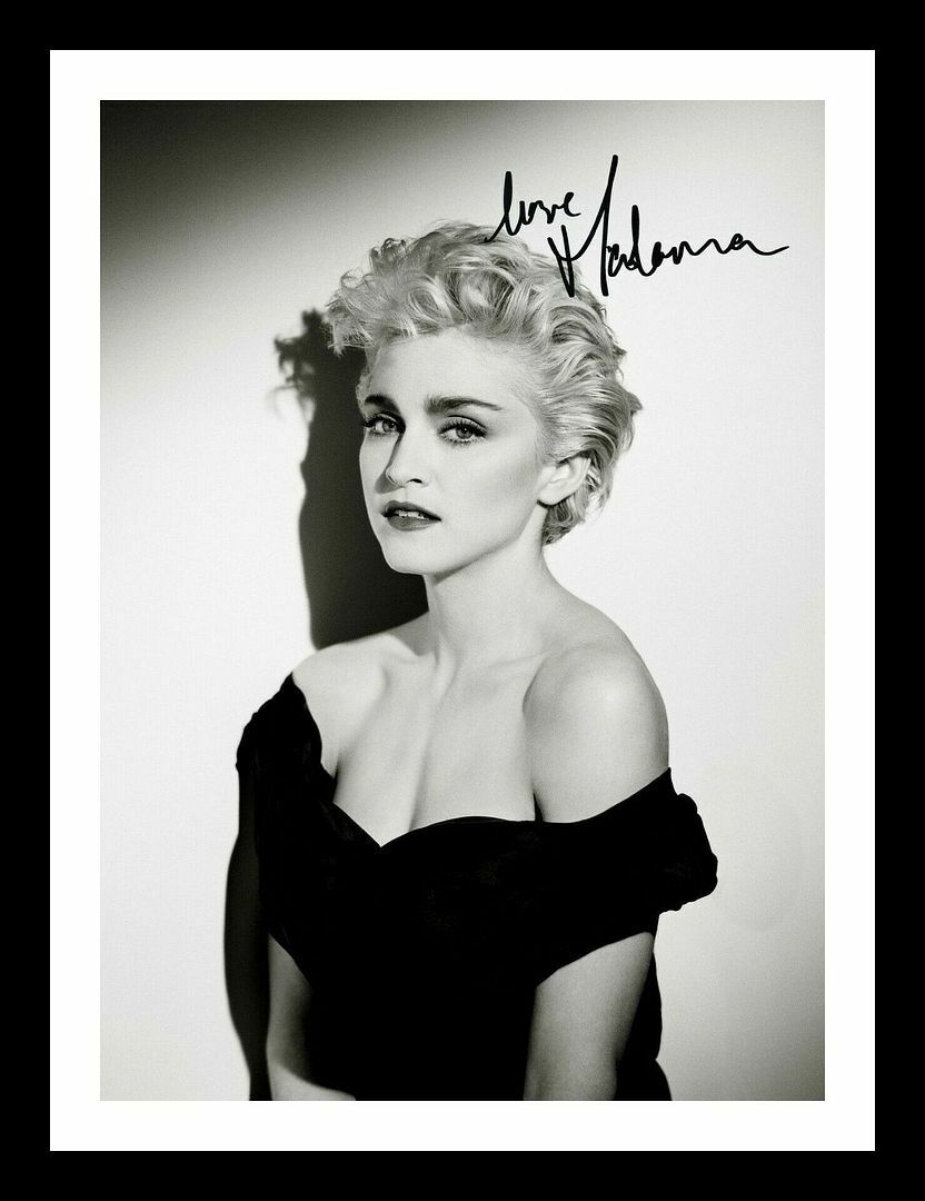 Madonna Autograph Signed & Framed Photo Poster painting 6