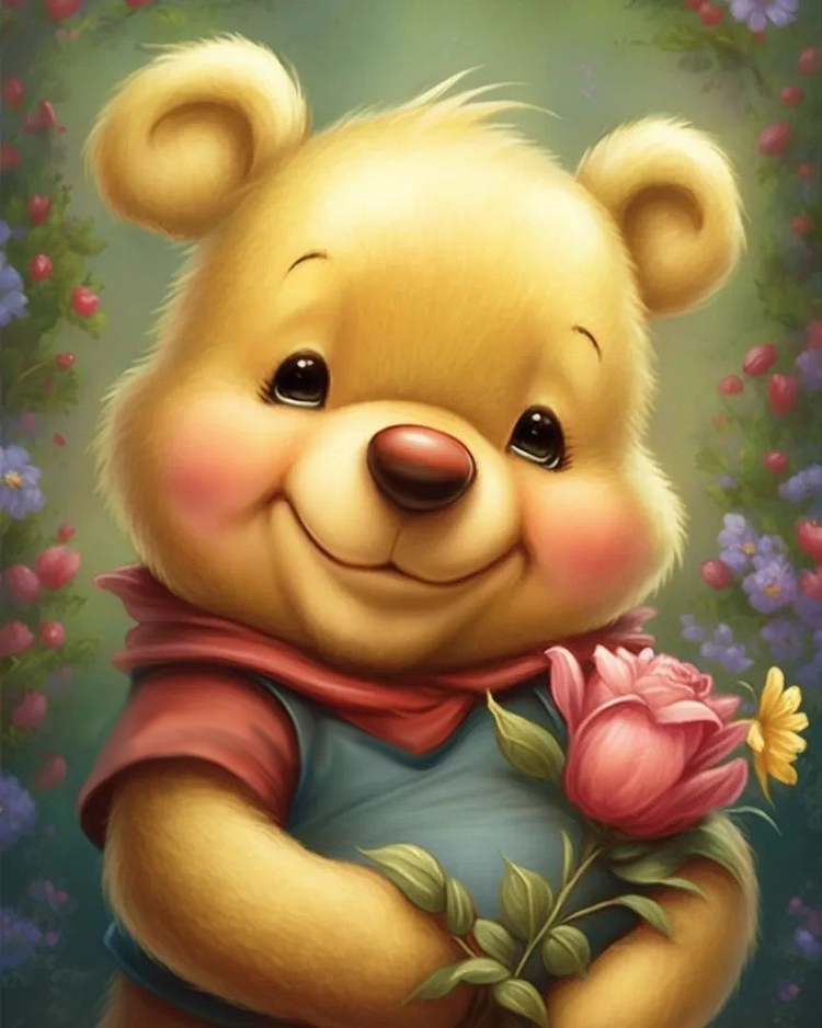 Disney Winnie The Pooh 40*50CM (Canvas) Diamond Painting gbfke