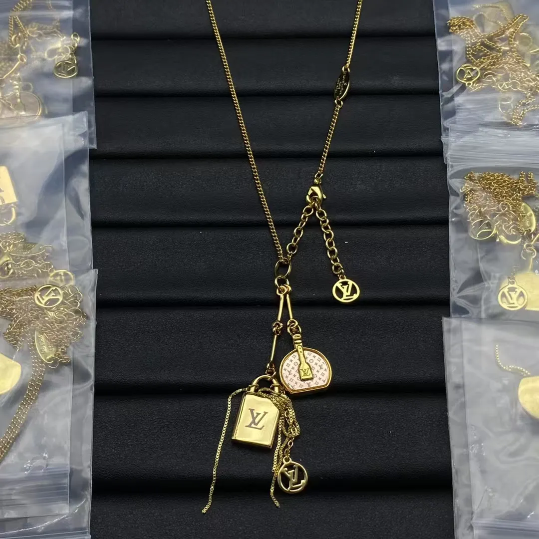 Louis Vuitton Lock Pendant Necklace